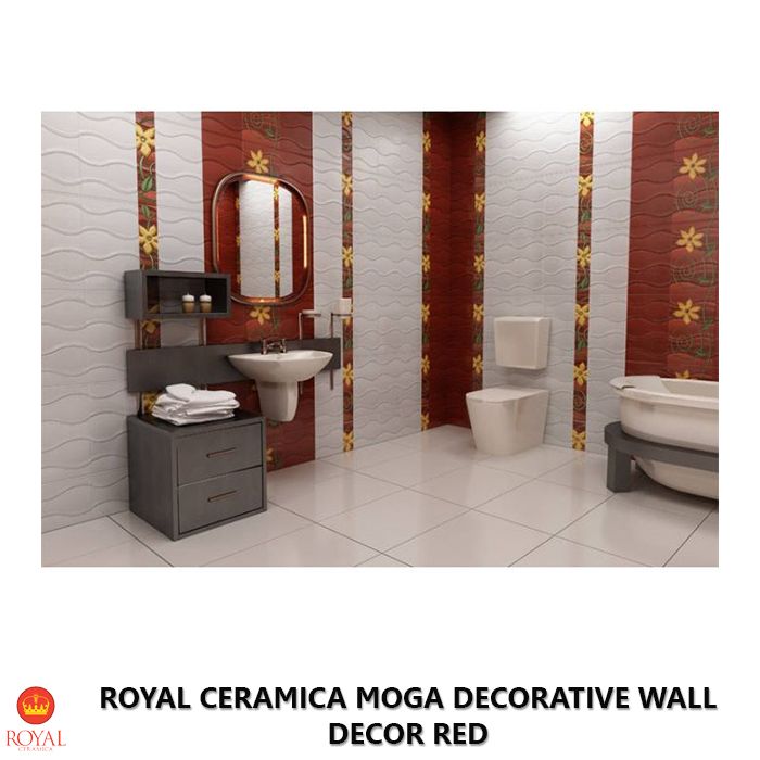Royal Ceramica MOGA DECORATIVE WALL decor red