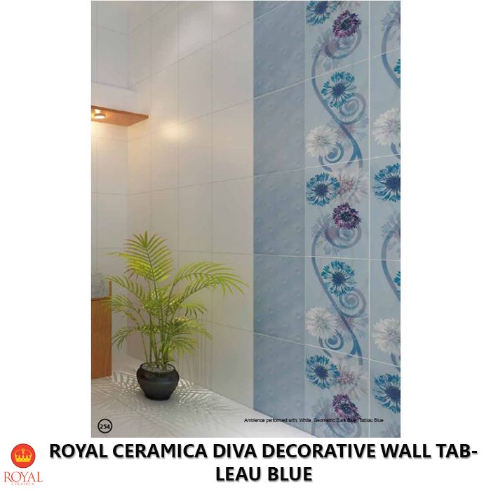 Royal Ceramica DIVA DECORATIVE WALL tableau blue