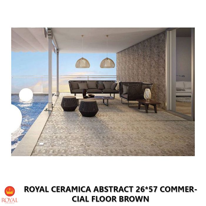 Royal Ceramica ABSTRACT 26*57 COMMERCIAL FLOOR brown