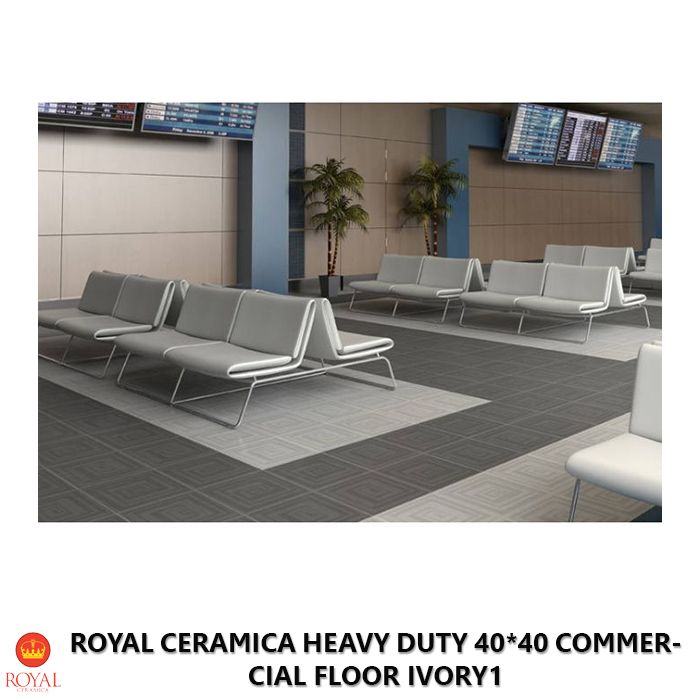 Royal Ceramica HEAVY DUTY 40*40 COMMERCIAL FLOOR ivory1