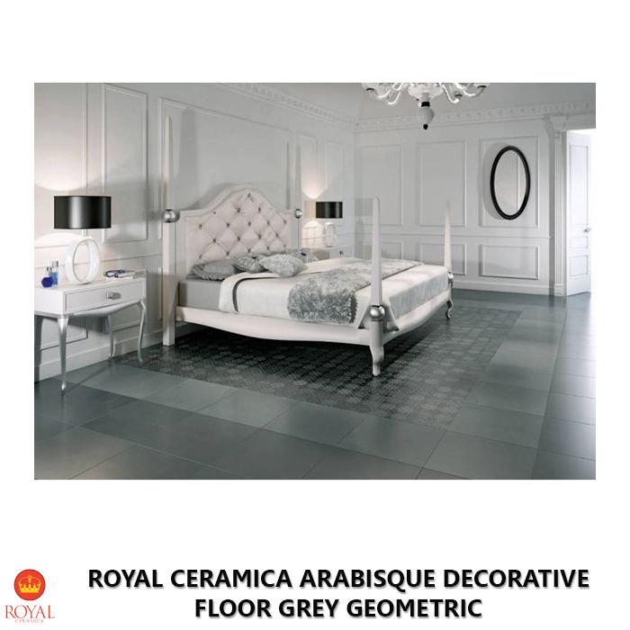Royal Ceramica ARABISQUE DECORATIVE FLOOR grey geometric