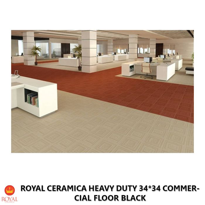 Royal Ceramica HEAVY DUTY 34*34 COMMERCIAL FLOOR black