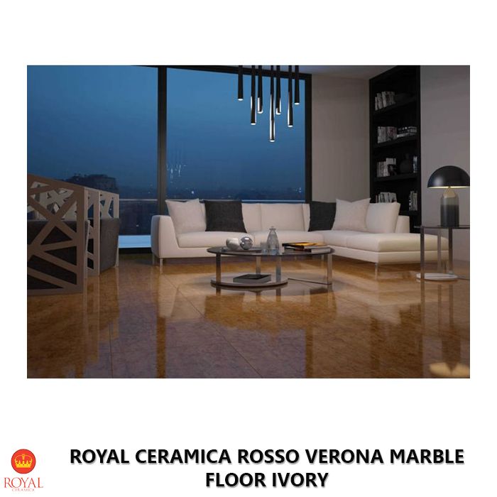 Royal Ceramica ROSSO VERONA MARBLE FLOOR Ivory