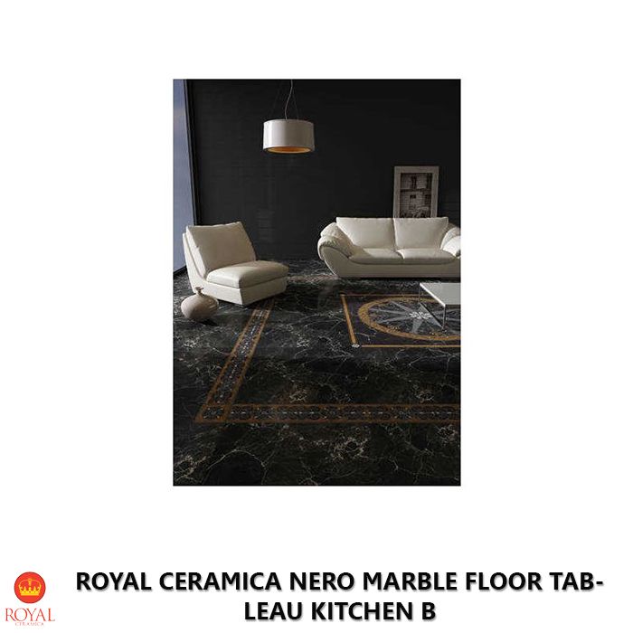 Royal Ceramica NERO MARBLE FLOOR Tableau Kitchen B