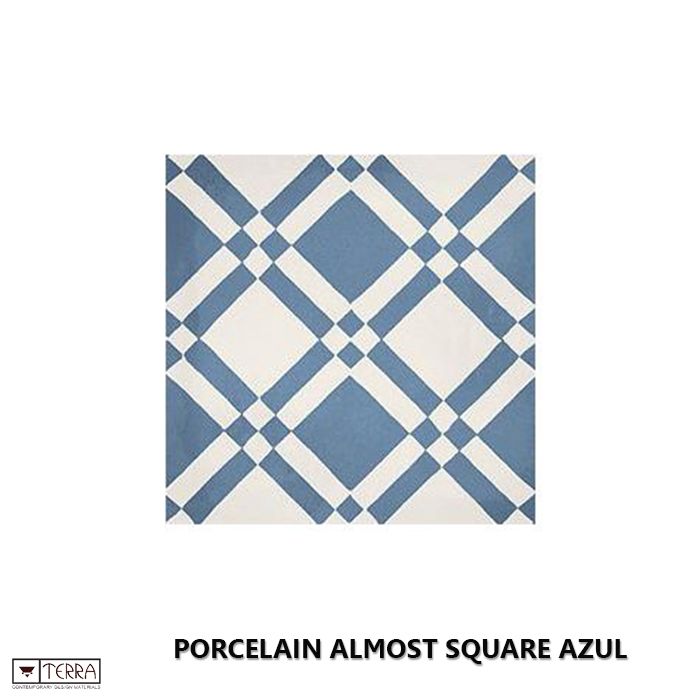 Porcelain ALMOST SQUARE Azul