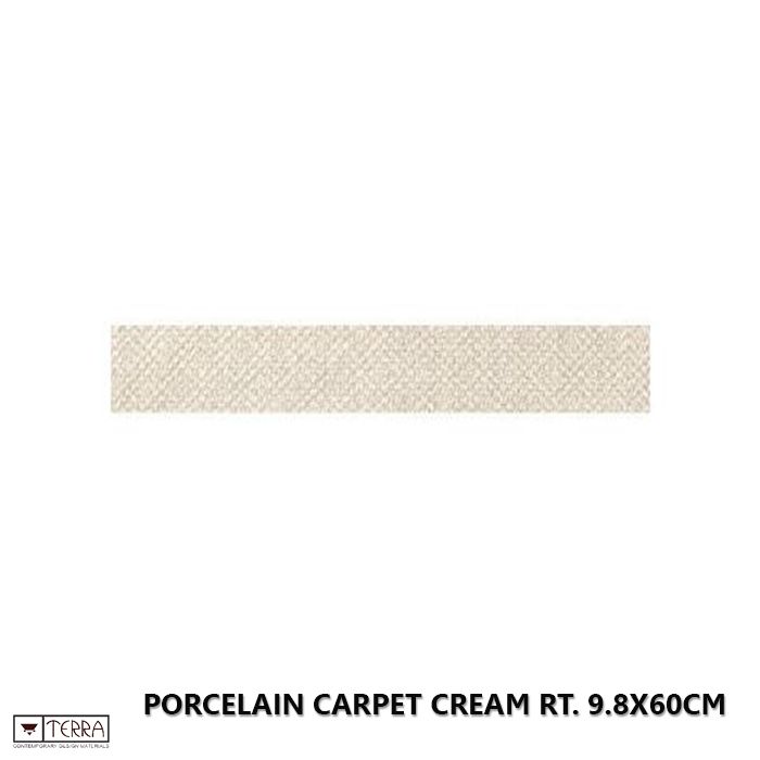 Porcelain Carpet Cream RT. 9.8x60cm