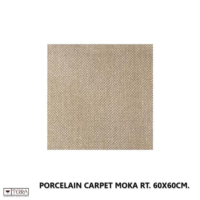 Porcelain Carpet Moka RT. 60x60cm.