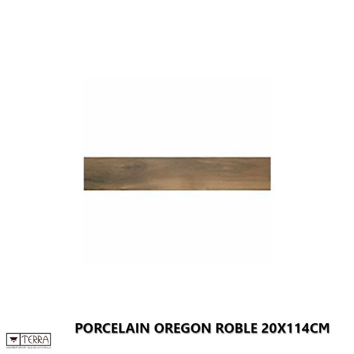 Porcelain Oregon Roble 20x114cm