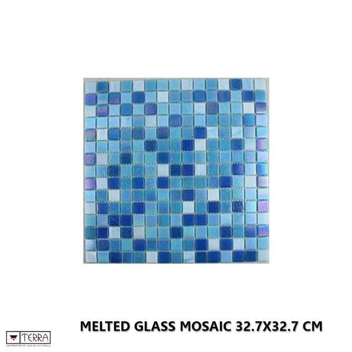 Melted Glass Mosaic 32.7X32.7 cm