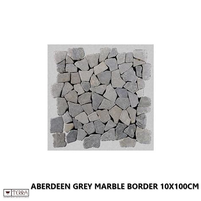 ABERDEEN GREY MARBLE Border 10X100cm