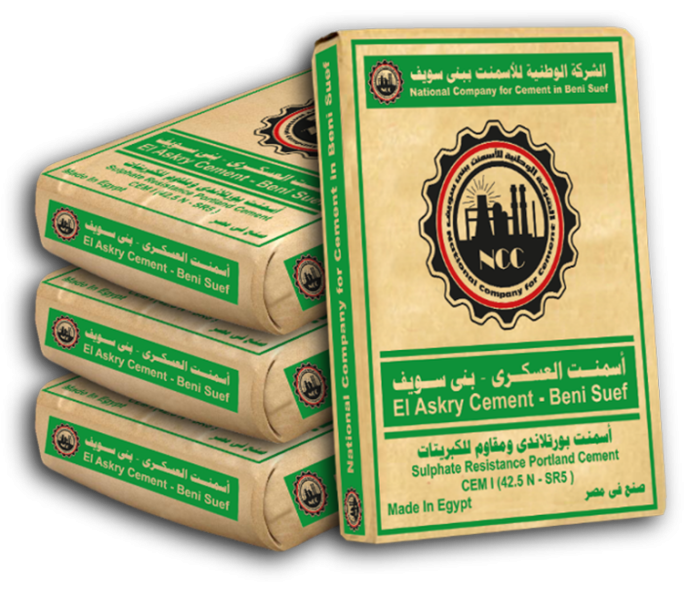  National company for cememnt In Beni Suef S.A.E- El Askary Cement Sulphat Resistance Portland Cement CEM I 42.5 N - SR5