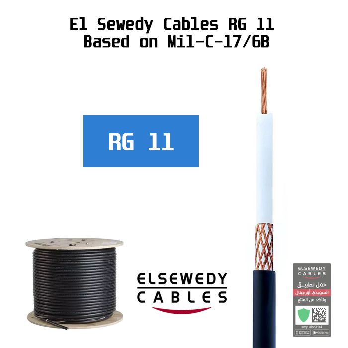 El Sewedy Cables RG 11 Based on Mil-C-17/6B