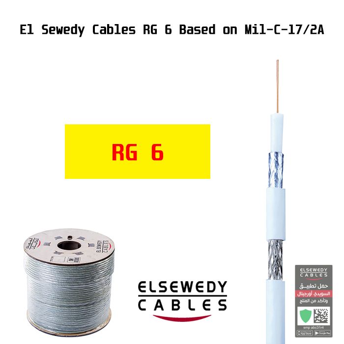 El Sewedy Cables RG 6 Based on Mil-C-17/2A