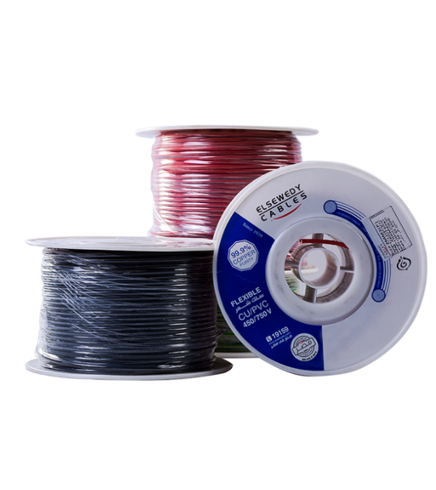 El Sewedy Cables 35 mm² Single Core Cables with Flexible Copper Conductors and PVC Insulated